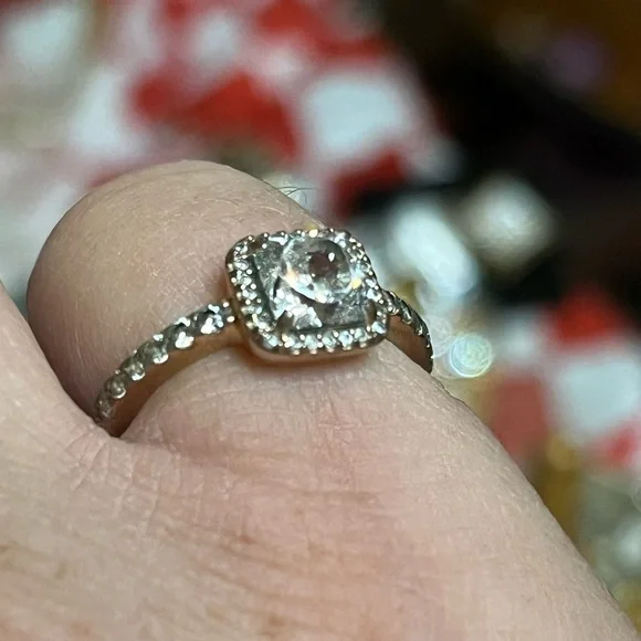 Pandora Square Sparkle Ring - Picture 7 of 14
